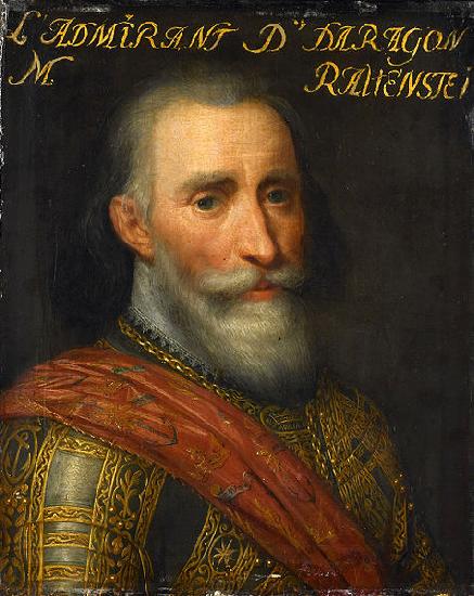 Jan Antonisz. van Ravesteyn Portrait of Francisco Hurtado de Mendoza, admiral of Aragon. Germany oil painting art